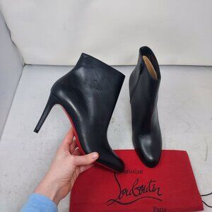 Christian Louboutin Black Pumppie Heel Ankle Boot